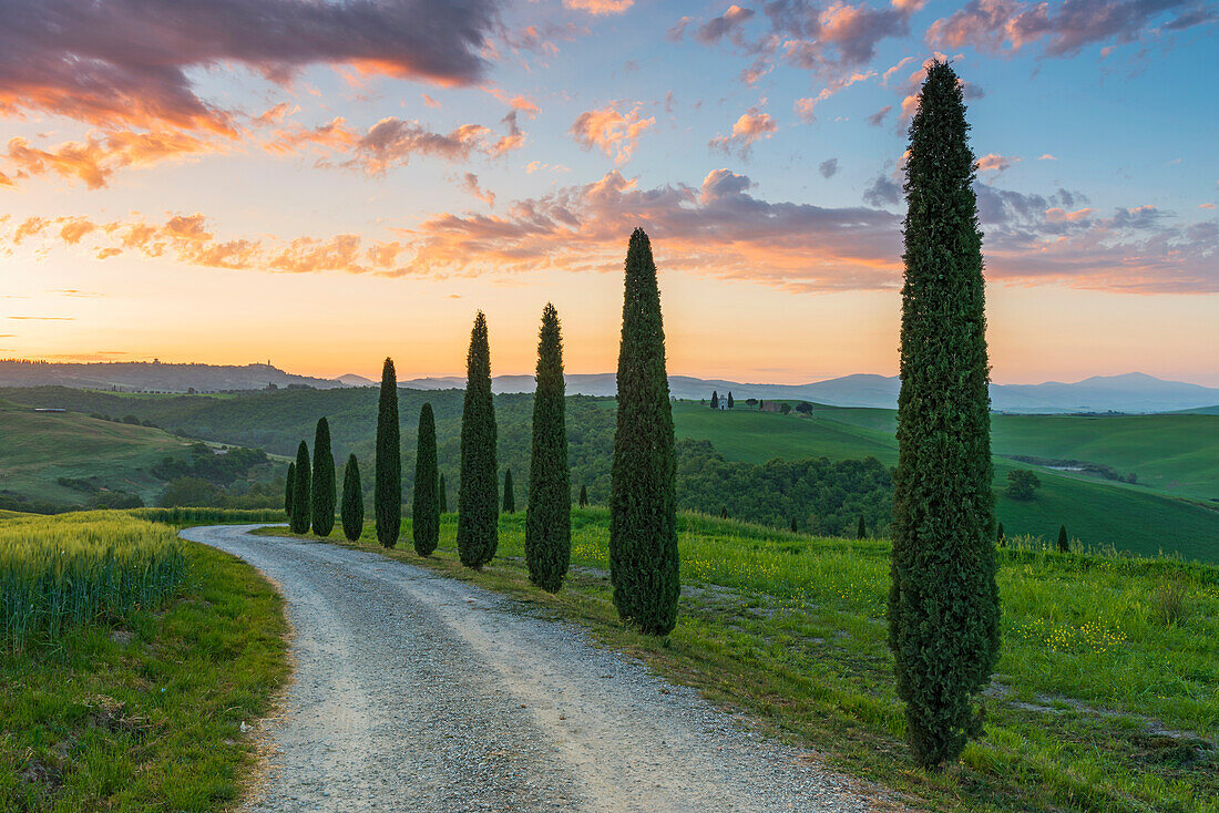 Church of Santa Vitaleta, Orcia valley, Tuscany, Italy