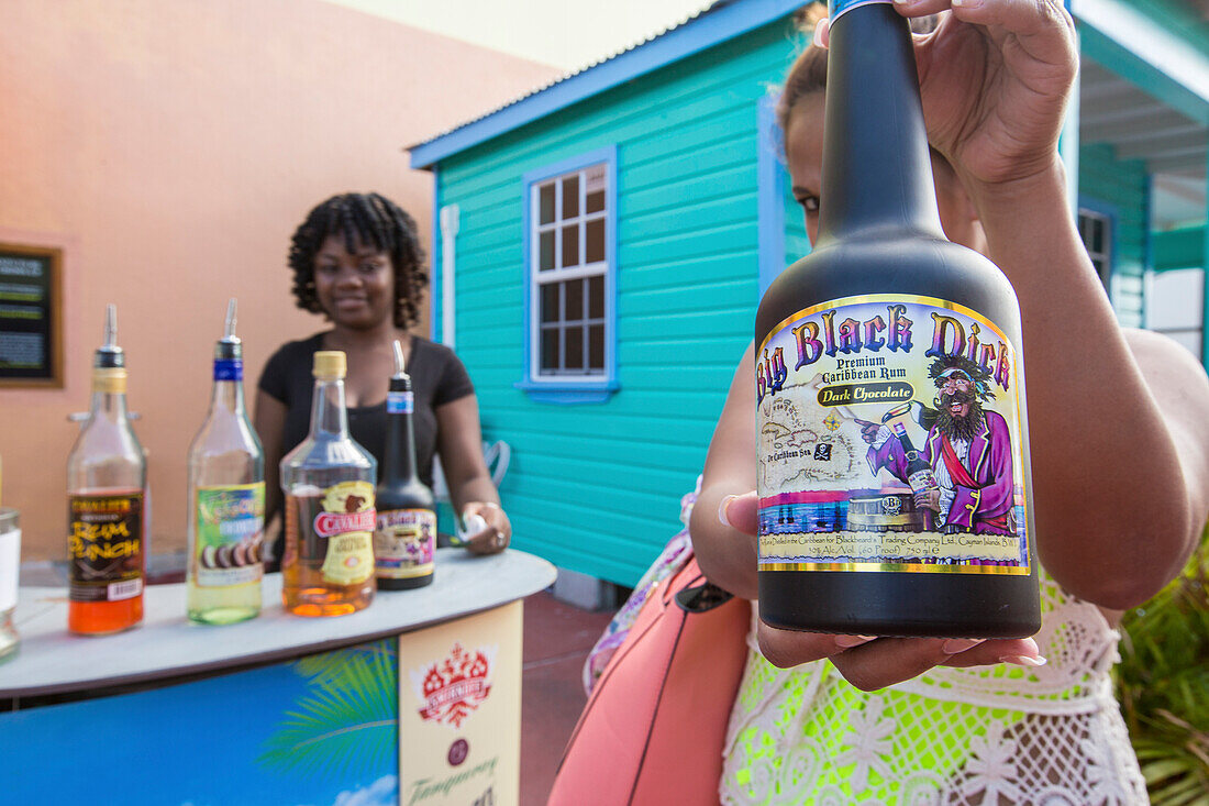 Women sell typical local drinks on the streets of Saint John's Caribbean Antigua and Barbuda Leeward Islands West Indies