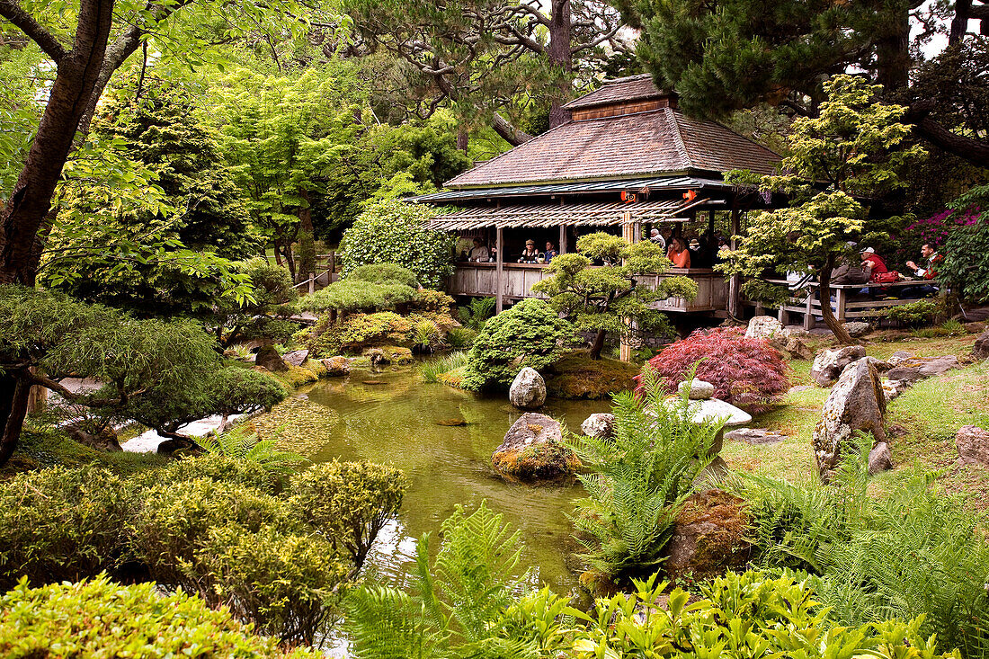 United States, California, San Francisco, Golden Gate Park, the Japanese Tea Garden