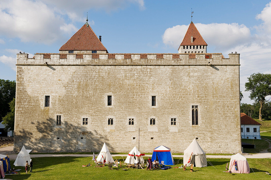 Estonia (Baltic States), Saaremaa Island, Kuressaare Village, the episcopal palace
