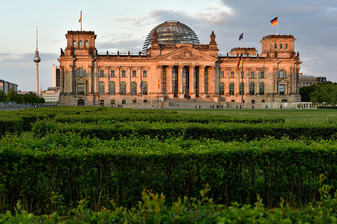 Reichstagsgebäude in Berlin, Deutschland