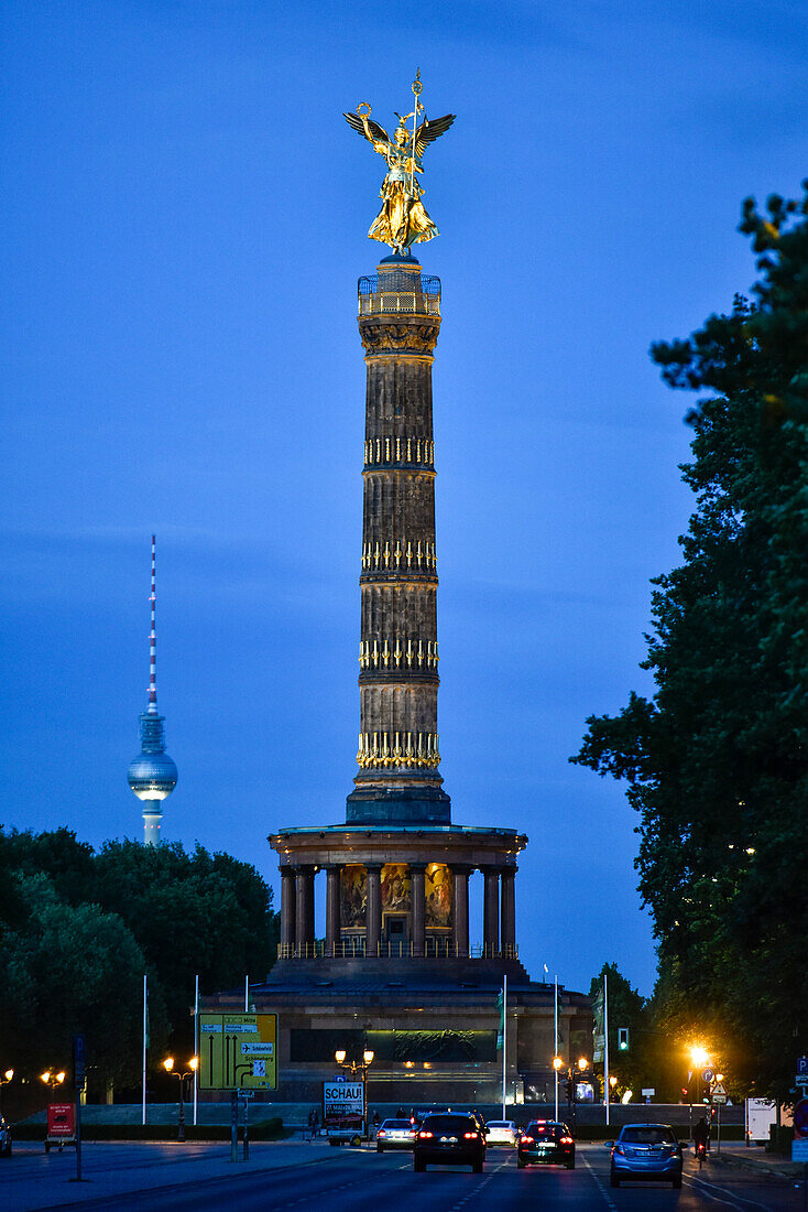 Siegessäule in Berlin, Deutschland