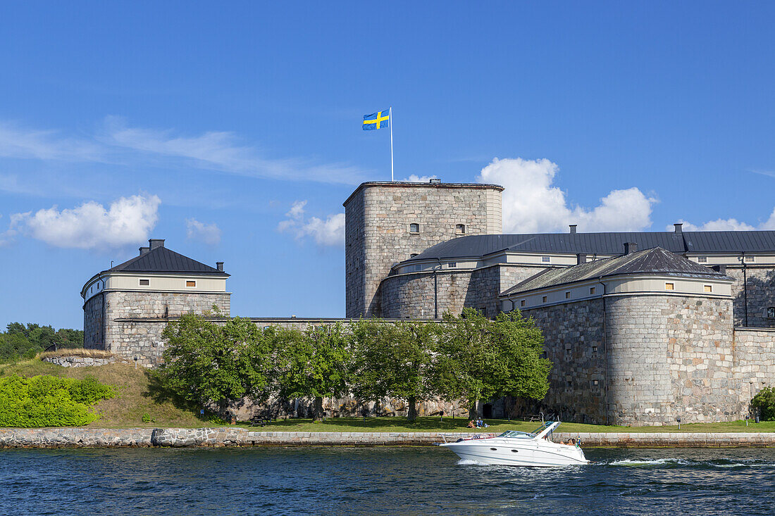 Fortress Kastell in Vaxholm, Stockholm archipelago, Uppland, Stockholms land, South Sweden, Sweden, Scandinavia, Northern Europe