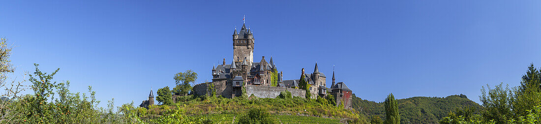 Reichsburg Cochem, Eifel, Rheinland-Pfalz, Deutschland, Europa