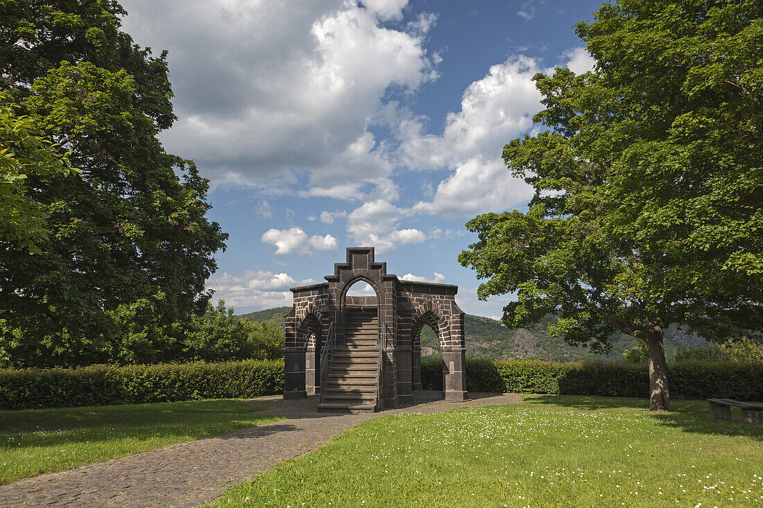 Der Königsstuhl in Rhens, Oberes Mittelrheintal, Rheinland-Pfalz, Deutschland, Europa