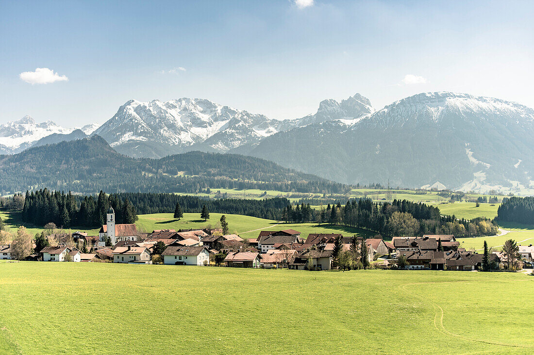 Eisenberg Zell, Allgaeu, Mountains, Spring, Bavaria, Germany