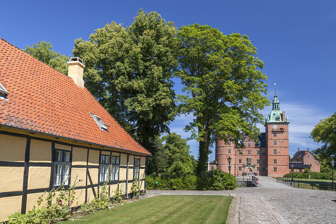 Schloss Vallø Slot, Køge, Halbinsel Stevns, Insel Seeland, Dänemark, Nordeuropa, Europa