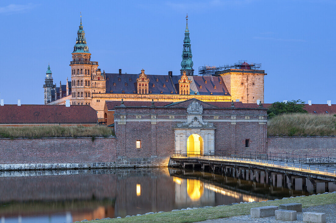 Schloss Kronborg Slot von Helsingør, Insel Seeland, Dänemark, Nordeuropa, Europa