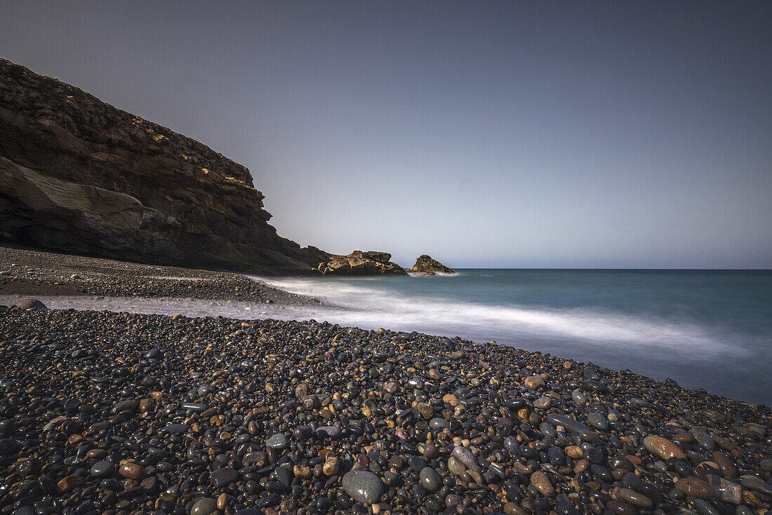 Beach near the fishing village Ajuy. Ajuy, Fuerteventura, Canary Islands, Spain