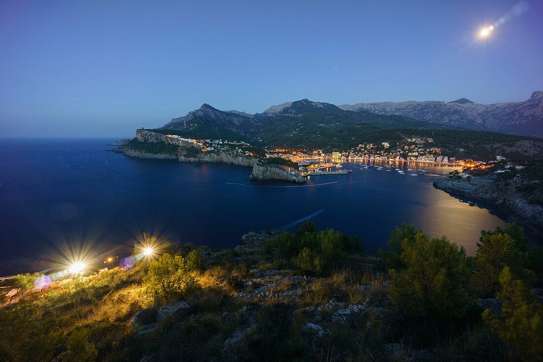 puerto de Soller, islas baleares, Spanien