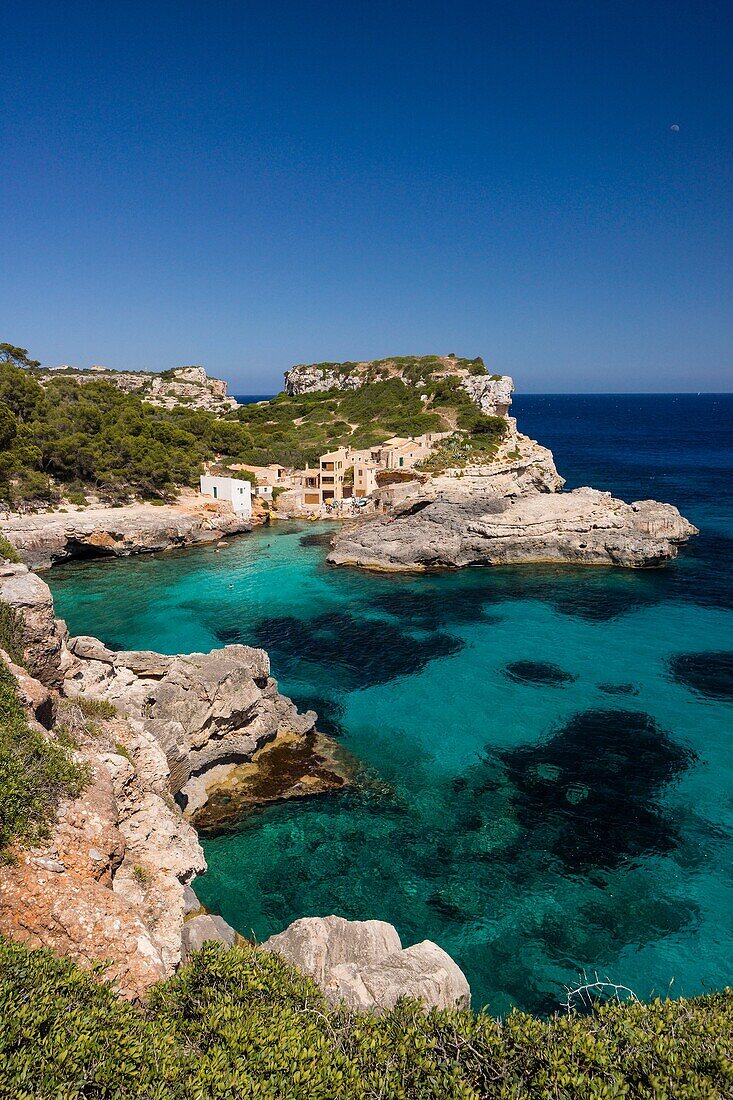 Cala s'Almunia, Santanyi, Mallorca, balearen, spanien, europa