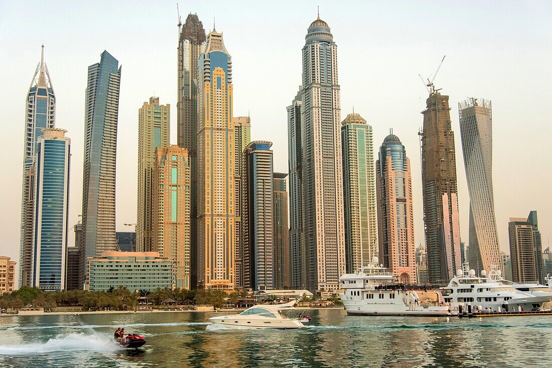 Dubai Marina. Dubai. United Arab Emirates. middle East