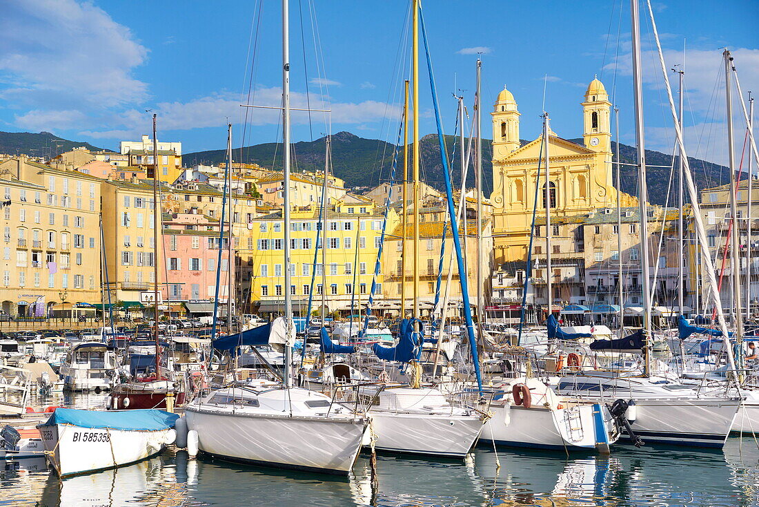 Bastia Port, Corsica Island, France.