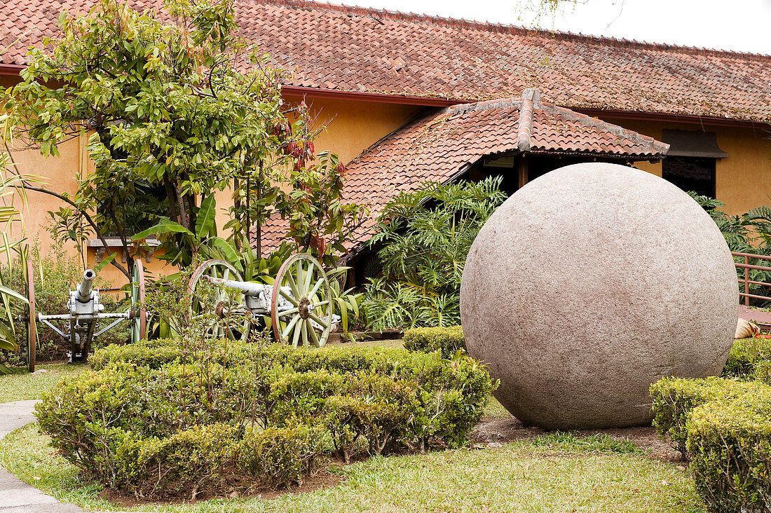 Costa Rica, San Jose Province, San Jose, National Museum of Costa Rica, Pre-Columbian stone sphere