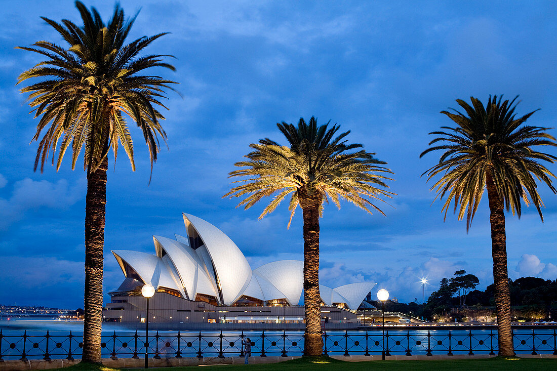 Australia, New South Wales, Sydney, Sydney Opera House by architect Jorn Utzon, listed as World Heritage by UNESCO