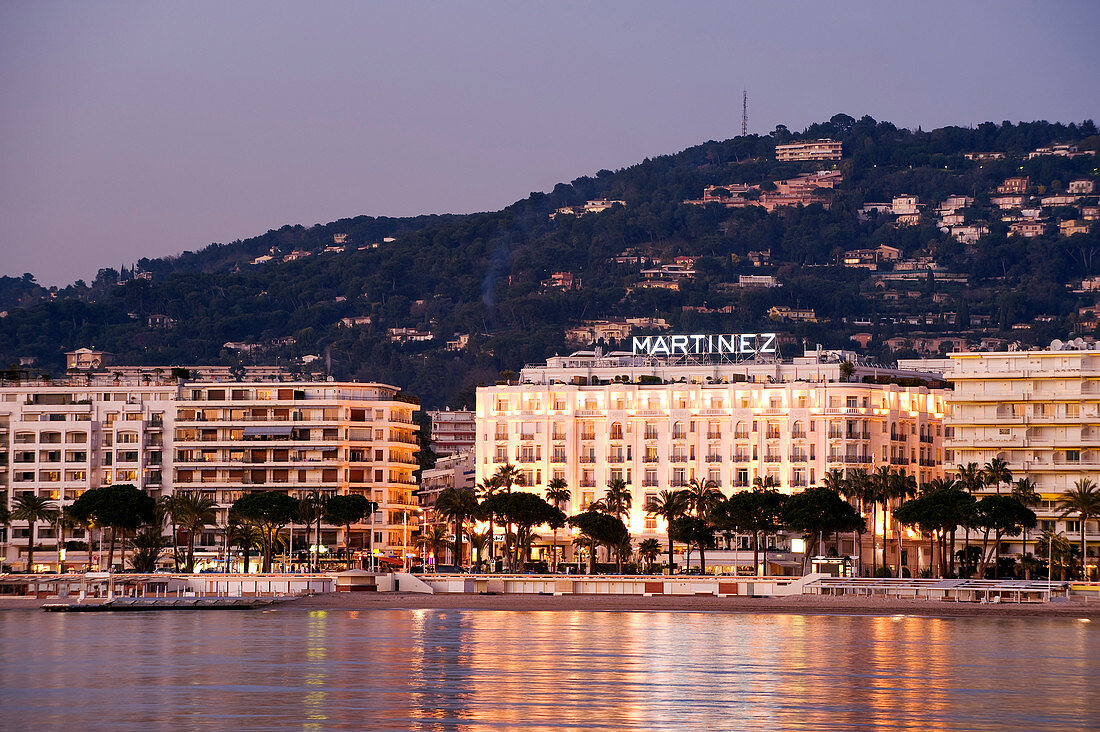 France, Alpes Maritimes, Cannes, Croisette, Martinez Hotel