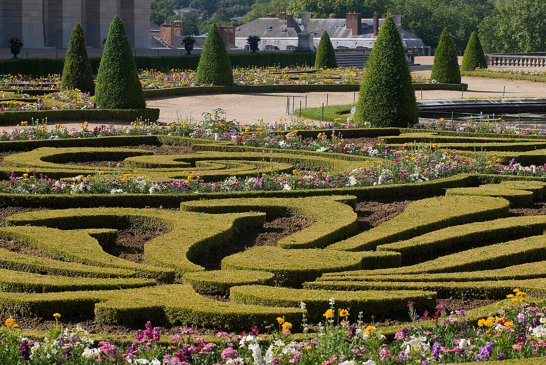 France, Yvelines, chateau de Versailles, listed as World Heritage by UNESCO, Parterre du Midi