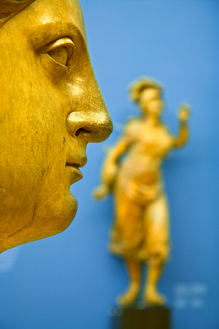France, Paris, Musee de la Marine (Maritime Museum) in Palais de Chaillot, sculptures de proue