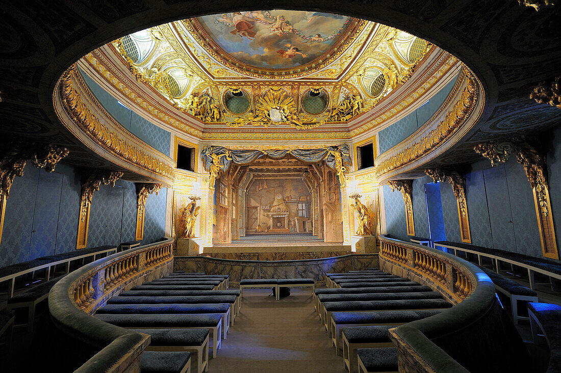 France, Yvelines, Chateau de Versailles, listed as World Heritage by UNESCO, Domaine de Marie Antoinette, the Queen's Theatre