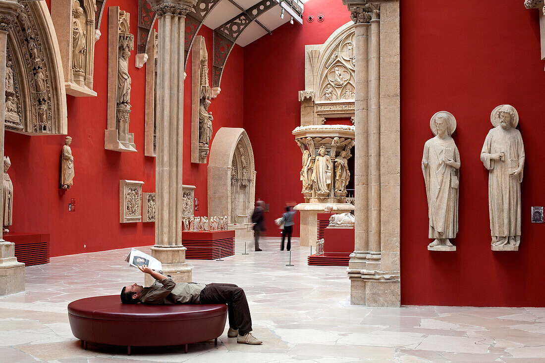 France, Paris, Palais de Chaillot, Cite de l'Architecture et du Patrimoine (City of Architecture and Patrimony), Casts gallery