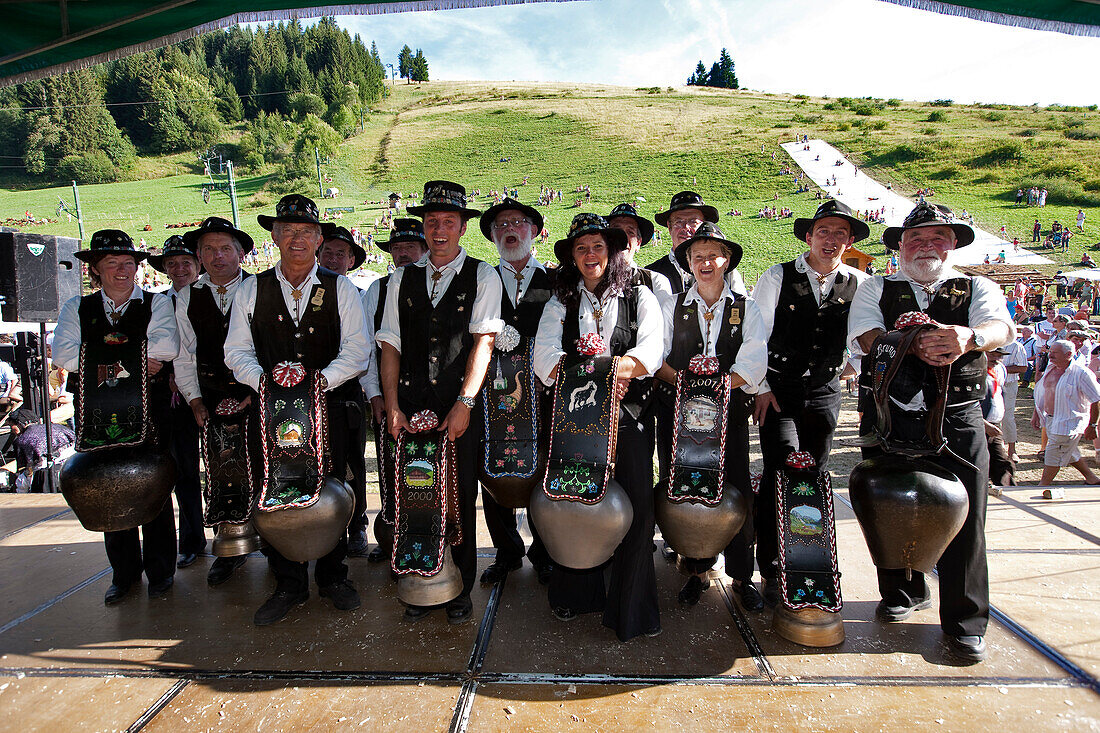 France, Haute Savoie, La Clusaz, Reblochon Festival, the Carlines des Portes du Soleil