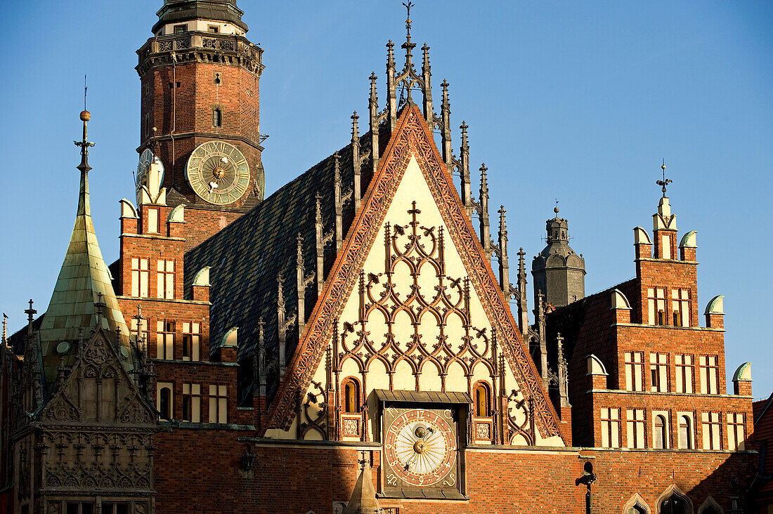 Poland, Silesia region, Wroclaw, City Hall (Ratusz)