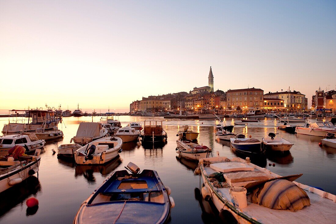 Croatia, Istria, Adriatic coast, Rovinj, the harbour