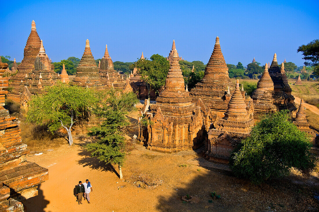 Myanmar (Burma), Mandalay Division, Bagan (Pagan), Old Bagan, Khaymingha Complex dating from the 13th Century