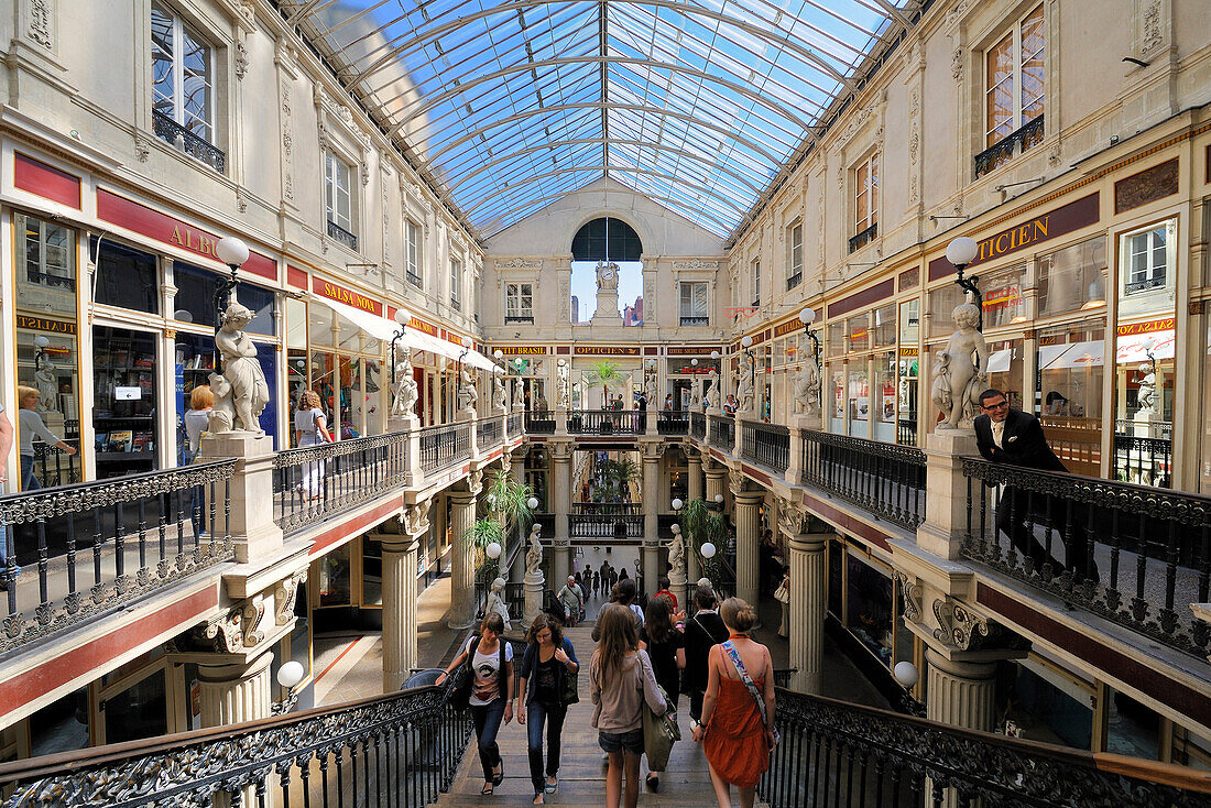 France, Loire Atlantique, Nantes, European Green Capital 2013, Passage Pommeraye