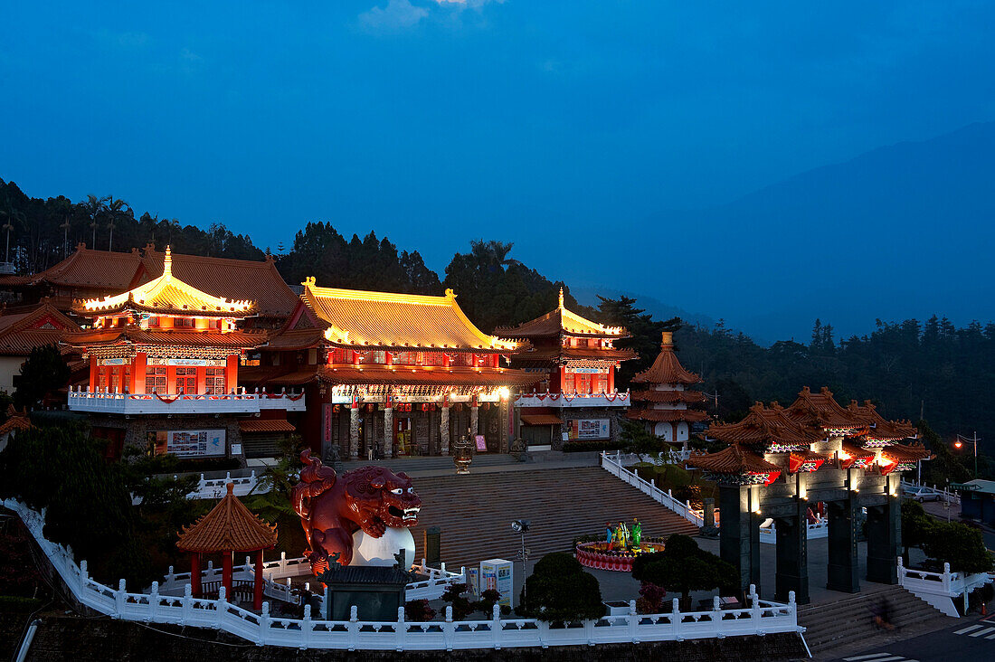 Taiwan, Nantou District, Sun Moon Lake Region, Confucius Temple (Wenwu Temple)