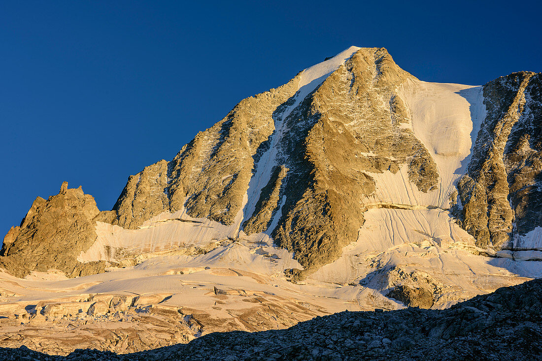 Cima Presanella, from hut rifugio Denza, Adamello-Presanella Group, Trentino, Italy