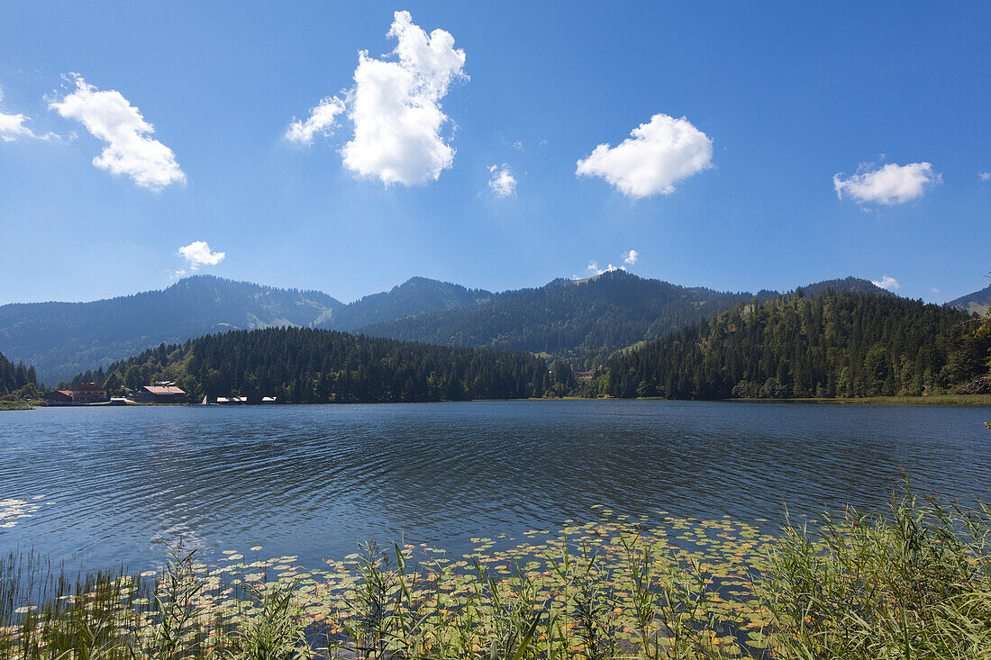 lake Spitzingsee, Mangfallgebirge, Bavaria, Germany