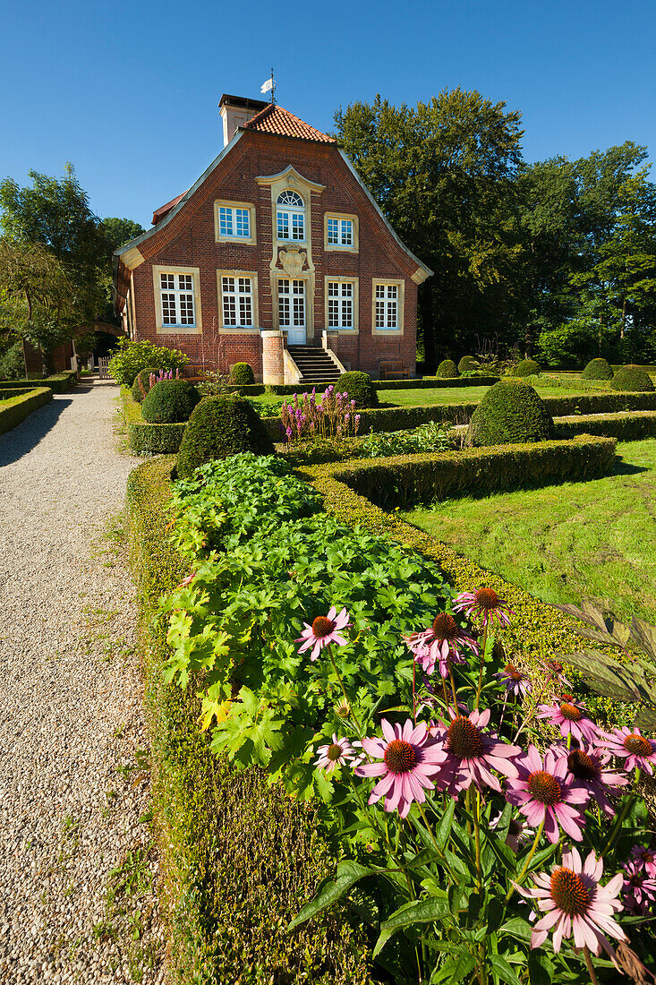 Haus Rüschhaus und Garten, bei Münster, Münsterland, Nordrhein-Westfalen, Deutschland