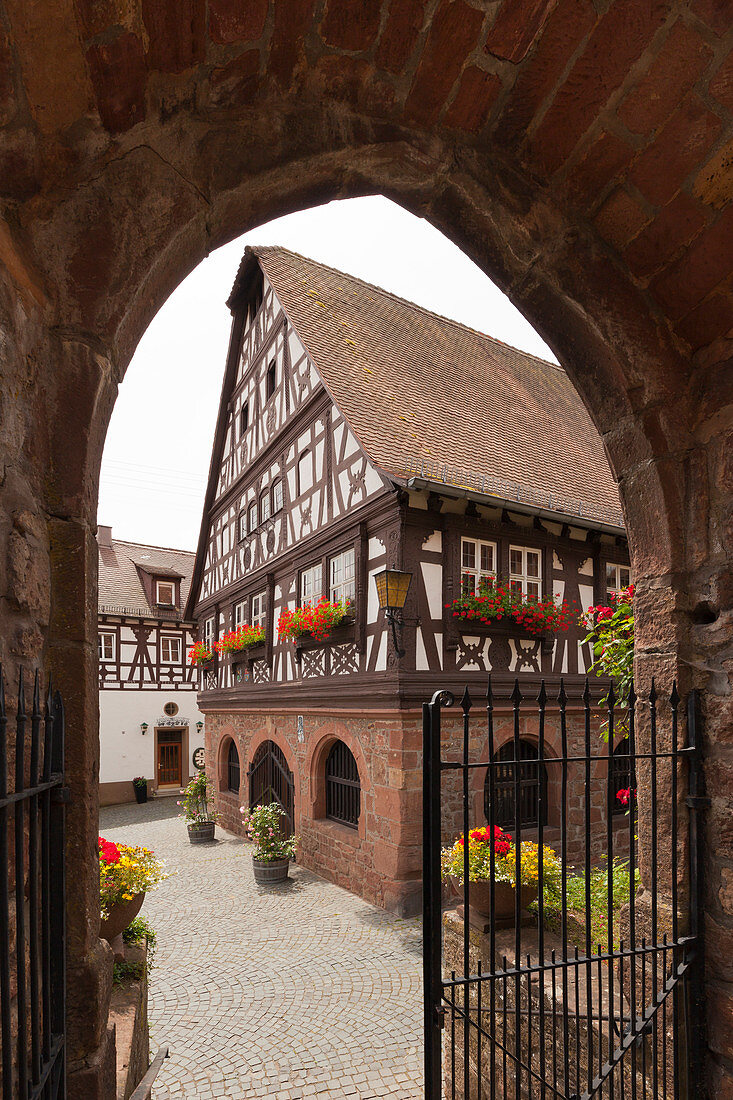 Old Town Hall, Doerrenbach, Palatinate Forest, Rhineland-Palatinate, Germany