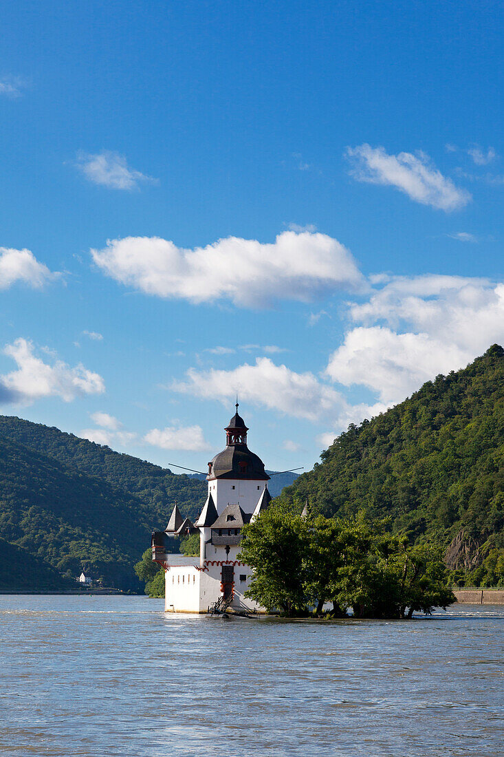 Pfalzgrafenstein castle, near Kaub, Rhine river, Rhineland-Palatinate, Germany