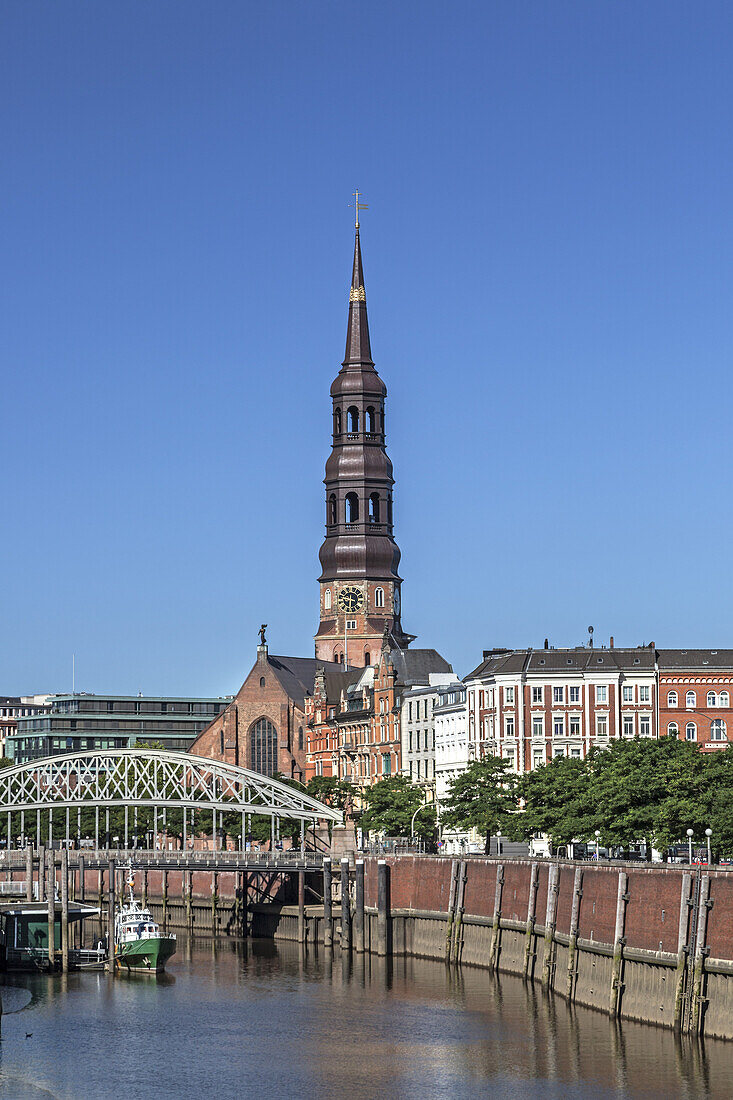 Kirche St. Katharinen am Zollkanal, Hansestadt Hamburg, Norddeutschland, Deutschland, Europa