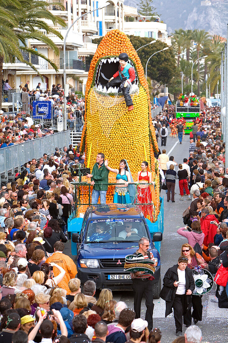 Frankreich, Alpes Maritimes, Le Corso, Fete du Citron (Zitronenfest), die Inseln der Welt