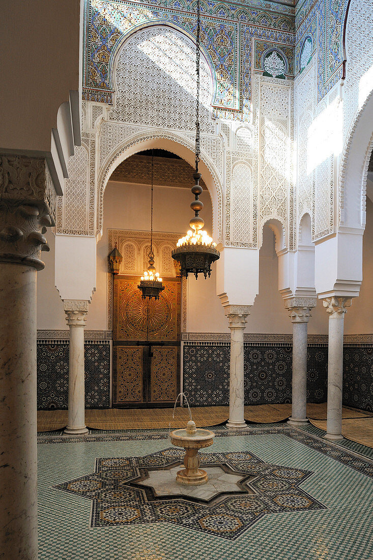 Marokko, Meknes Tafilalet Region, Meknes, Imperial City Moulay Ismail Mausoleum