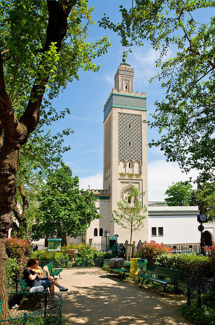 Frankreich, Paris, die Große Moschee von Paris