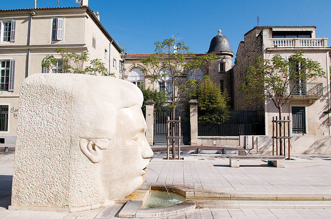 Frankreich, Gard, Nîmes, der Place d'Assas (Assas-Platz)