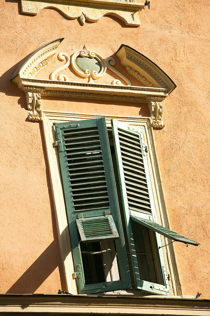 Frankreich, Haute Corse, Bastia, Gouverneurspalast, Fenster Detail, Fensterläden