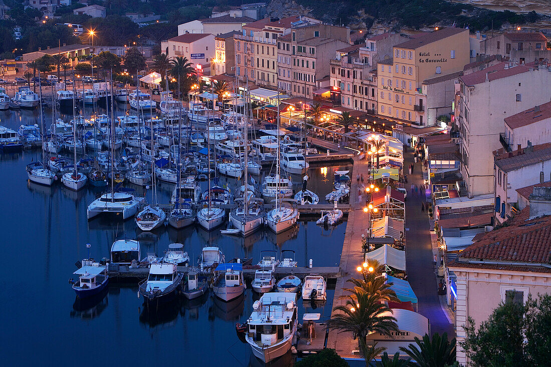 Frankreich, Corse du Sud, Bonifacio, der Hafen