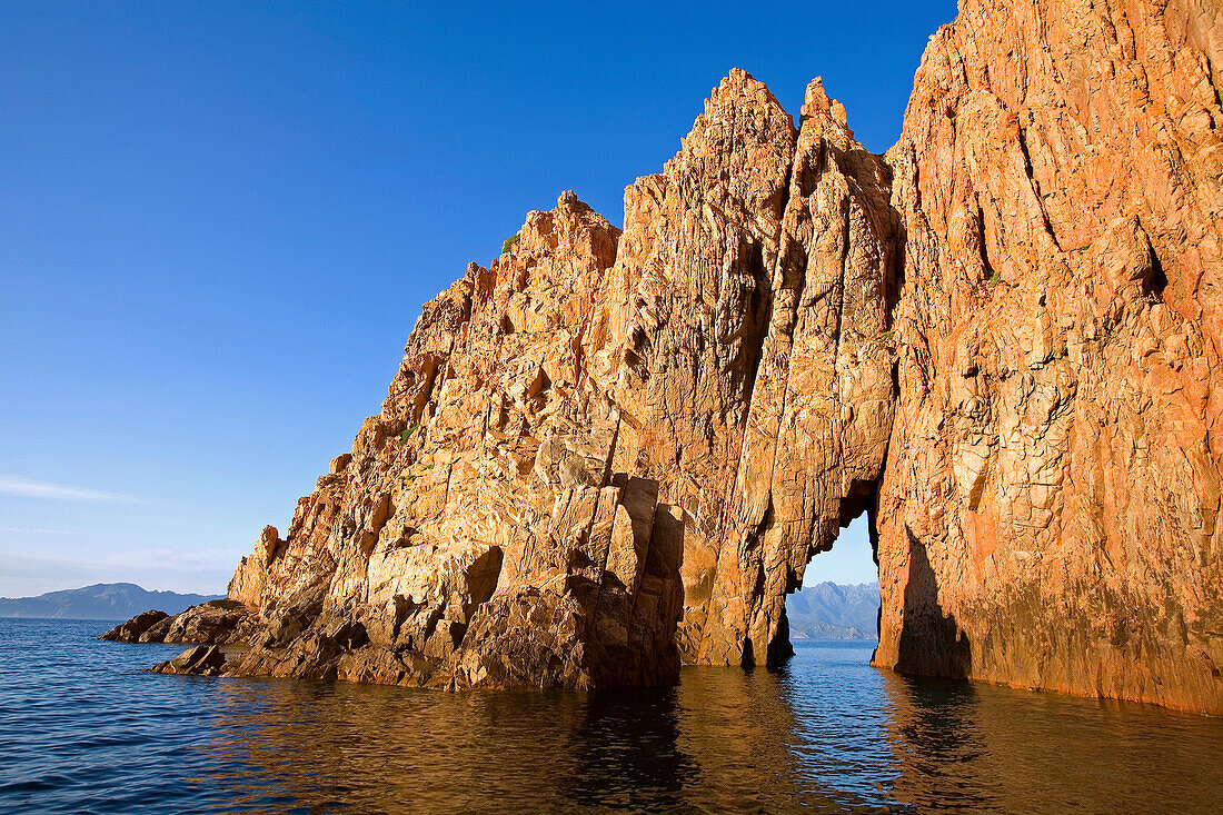 France, Corse du Sud, Golfe de Porto listed as World Heritage by UNESCO, Capo Rosso