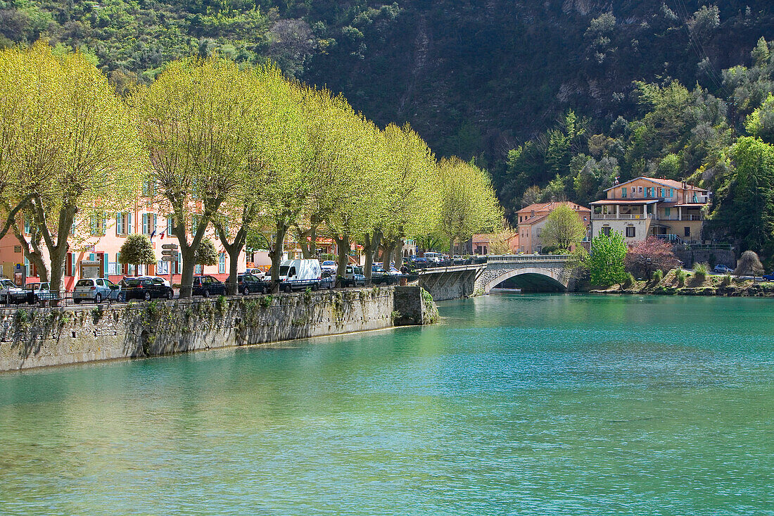 France, Alpes Maritimes, Roya Valley, Breil sur Roya, the lake