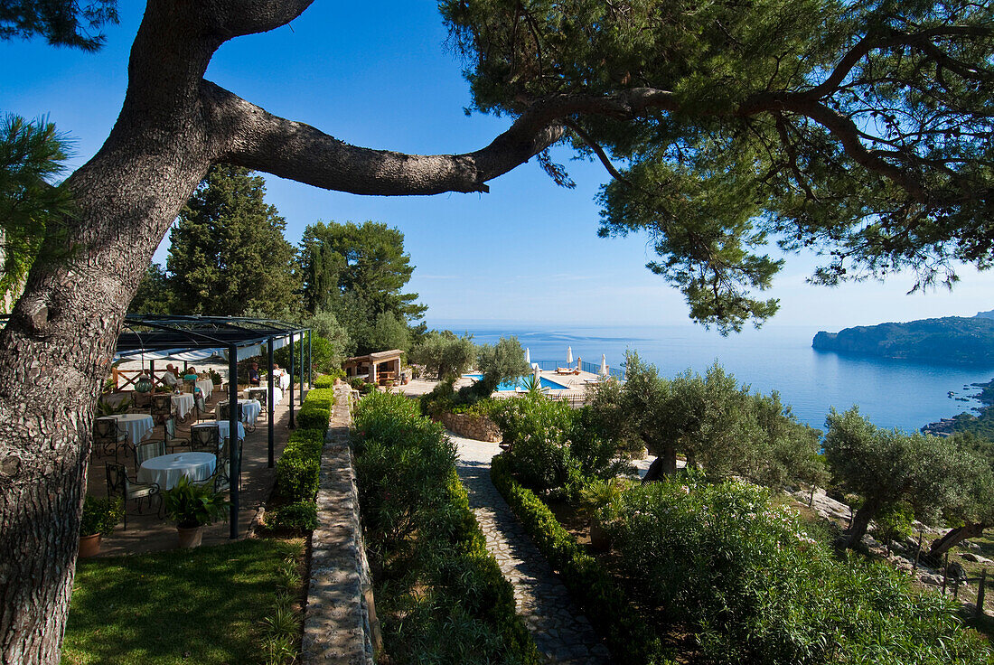 Spain, Balearic Islands, Majorca, Déia, finca Sa Pedrissa, house of the 16th century which used to belong to the Archduke Salvador of Austria