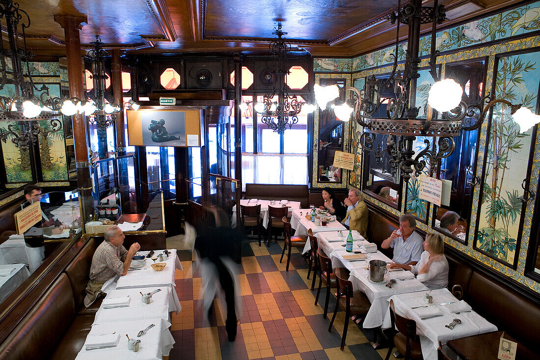 Frankreich, Paris, Saint Germain des Prés, die Brasserie Lipp für Mittag