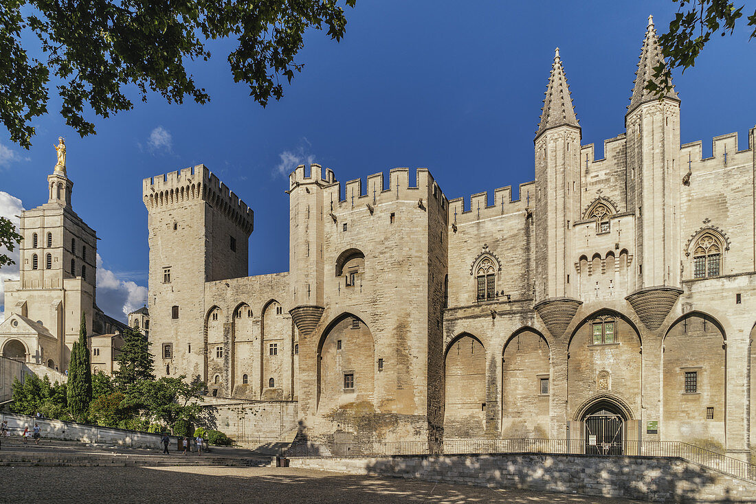 Papstpalast, Rhone,  Avignon, Frankreich