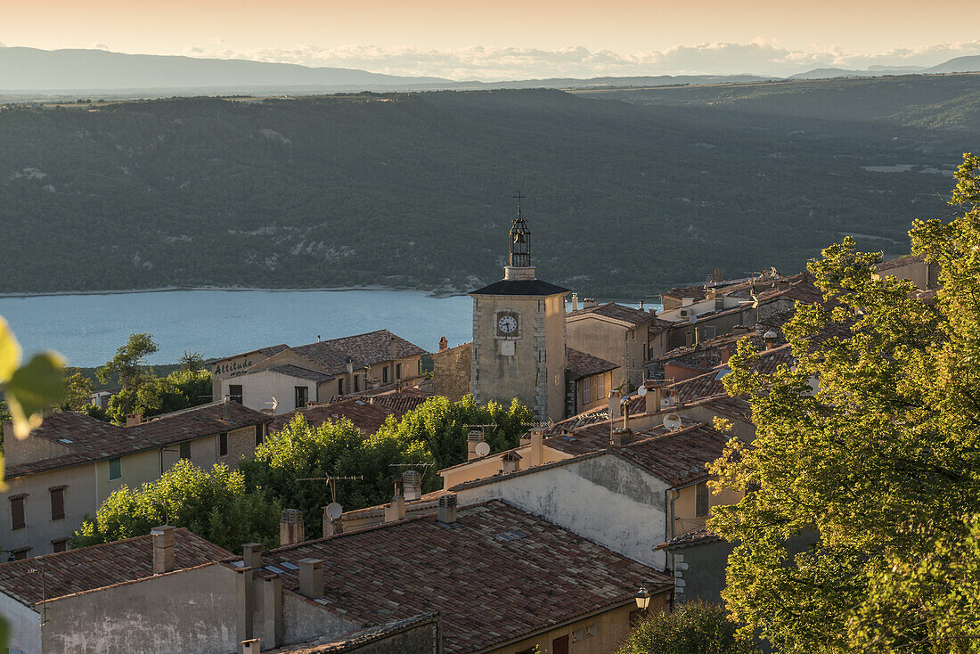 Village of Aiguines, Lac de Sainte Croix, Provence, France