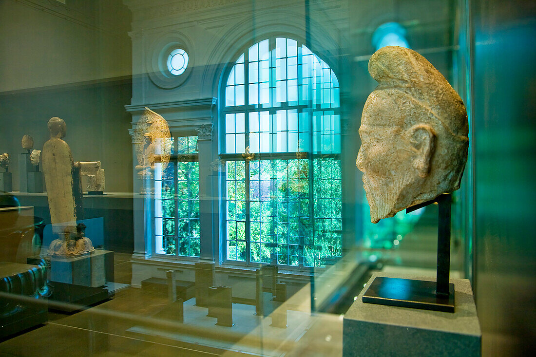 France, Paris, Musee Cernuschi, Museum of Asian Art, Taoist wise man's head