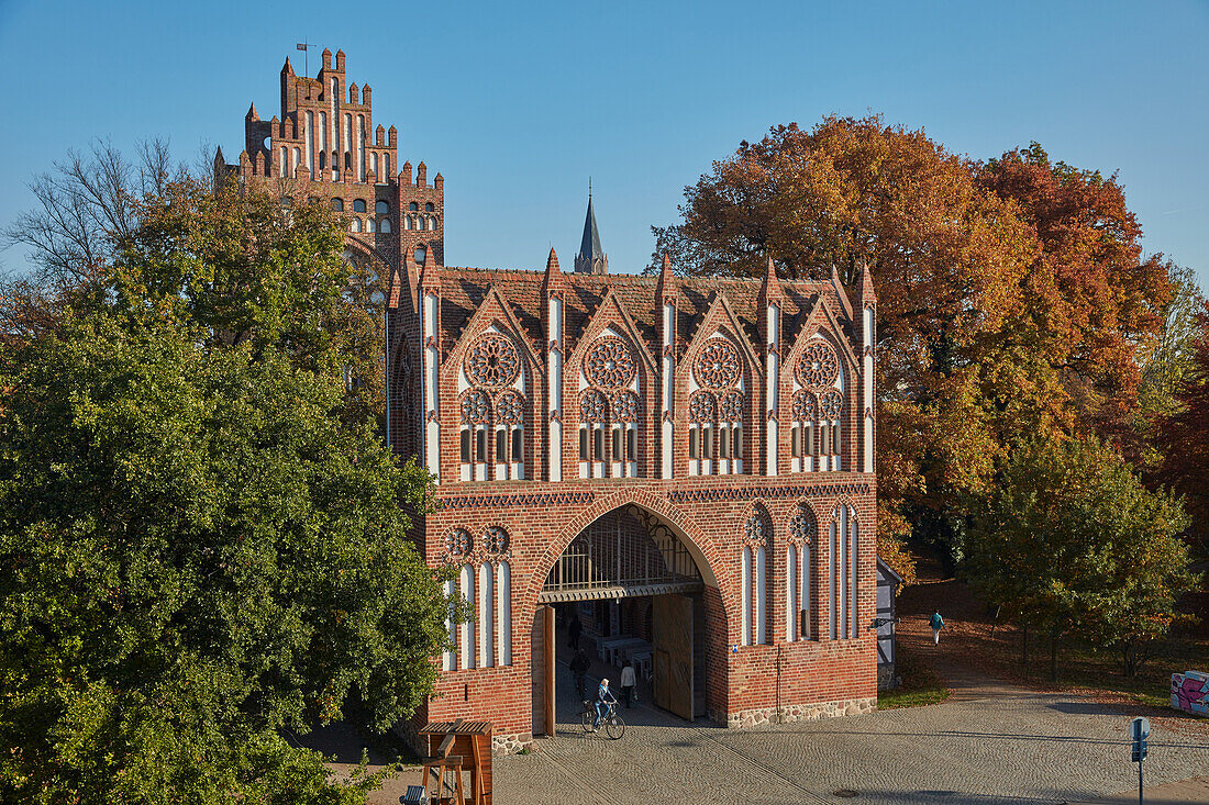 Treptower Gate in Neubrandenburg, Mecklenburg-Vorpommern, Germany